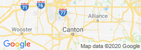 North Canton map